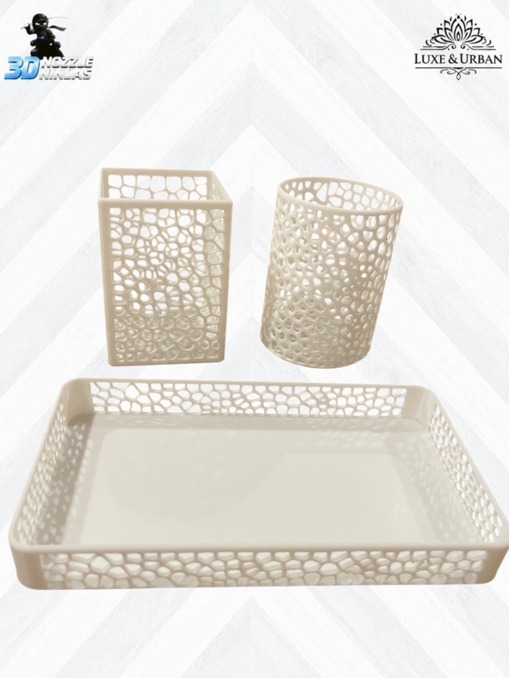 3d Custom Handcrafted Desk Stationary Set Made By Cayden
